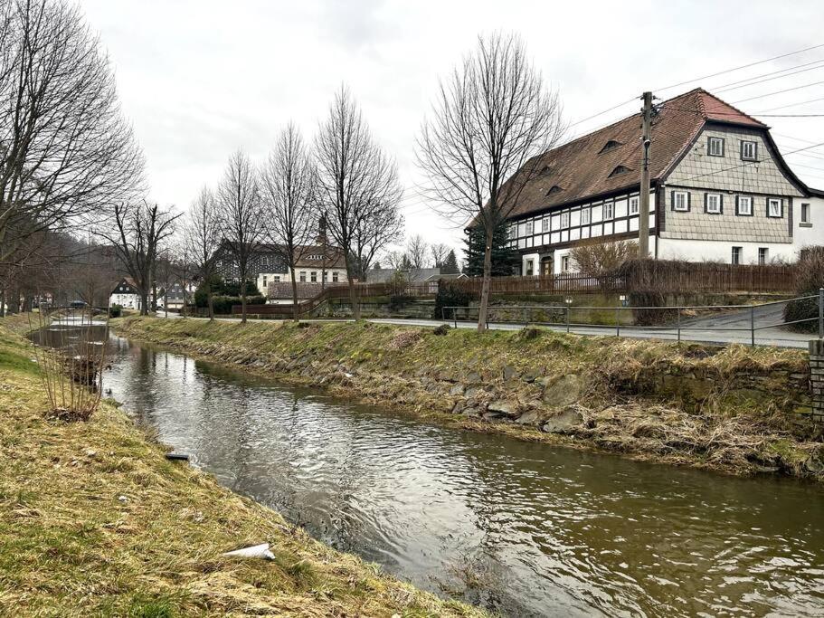 Rustikales Studio-Apartment Blockstube Im Haus Selma Großschönau Eksteriør billede